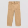 Okie Dokie Toddler & Little Boys Straight Relaxed Fit Pull-on Pant In Sand