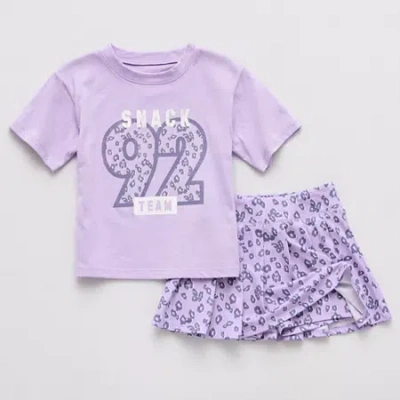 Okie Dokie Toddler & Little Girls 2-pc. Skort Set In Multi