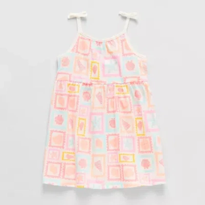 Okie Dokie Toddler & Little Girls A-line Dress In Multi