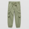 Okie Dokie Toddler & Little Girls Cuffed Regular Fit Jogger Pant In Green