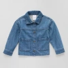 Okie Dokie Toddler & Little Girls Denim Lightweight Jacket In Blue
