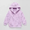 Okie Dokie Toddler & Little Girls Fleece Hooded Lightweight Jacket In Purple