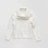 Okie Dokie Toddler & Little Girls Long Sleeve Pullover Sweater In White