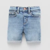 Okie Dokie Toddler & Little Girls Mid Rise Denim Short In Blue