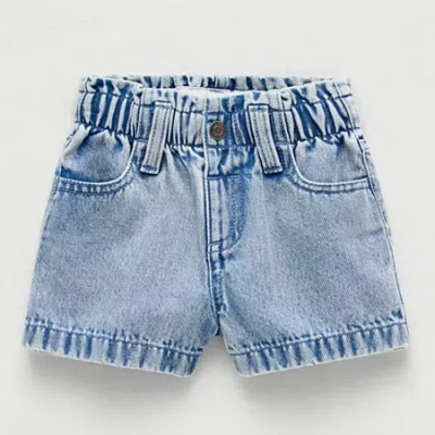 Okie Dokie Toddler & Little Girls Mid Rise Denim Short In Blue