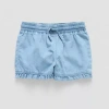 Okie Dokie Toddler & Little Girls Pull-on Short In Blue
