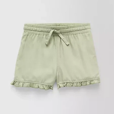 Okie Dokie Toddler & Little Girls Pull-on Short In Green