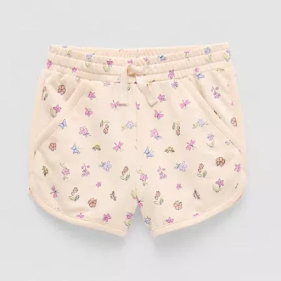 Okie Dokie Toddler & Little Girls Pull-on Short In Pink