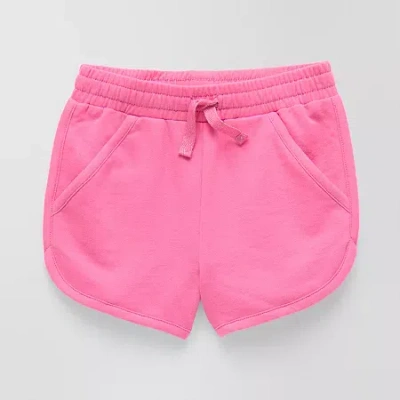 Okie Dokie Toddler & Little Girls Pull-on Short In Pink