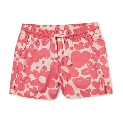 Okie Dokie Toddler & Little Girls Pull-on Short In Pink