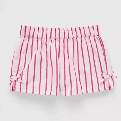 Okie Dokie Toddler & Little Girls Pull-on Short In Pink