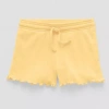 Okie Dokie Toddler & Little Girls Pull-on Short In Yellow