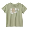 Okie Dokie Toddler & Little Girls Round Neck Short Sleeve Regular Fit Graphic T-shirt In Green
