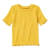 Okie Dokie Toddler & Little Girls Round Neck Short Sleeve T-shirt In Yellow
