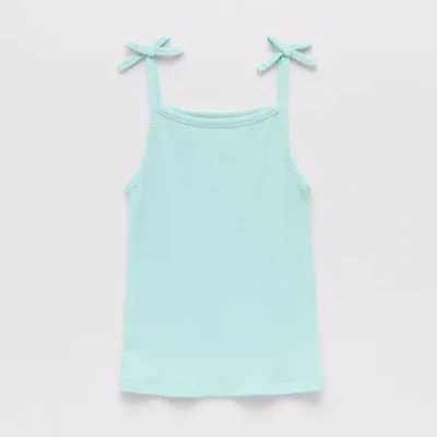 Okie Dokie Toddler & Little Girls Round Neck Sleeveless Tank Top In Blue