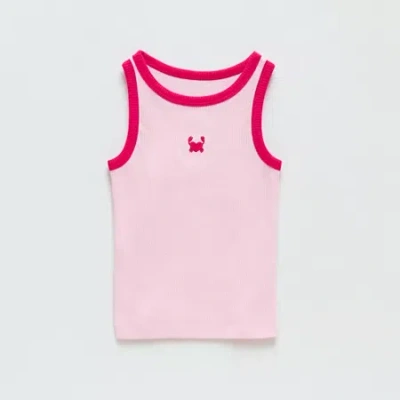 Okie Dokie Toddler & Little Girls Round Neck Sleeveless Tank Top In Pink