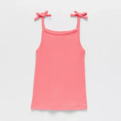 Okie Dokie Toddler & Little Girls Round Neck Sleeveless Tank Top In Pink