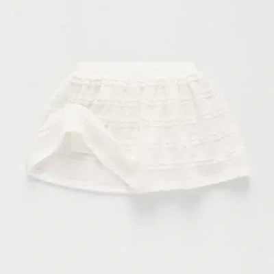 Okie Dokie Toddler & Little Girls Skort In White