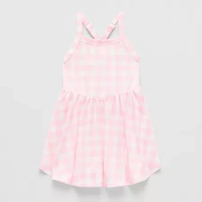 Okie Dokie Toddler & Little Girls Sleeveless A-line Dress In Pink