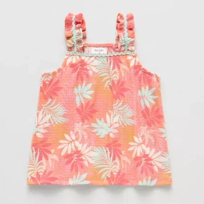 Okie Dokie Toddler & Little Girls Tank Top In Orange