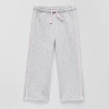 Okie Dokie Toddler & Little Girls Wide Leg Athletic Fit Pull-on Pant In Gray