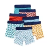 Okie Dokie Toddler Boys 7 Pack Boxer Briefs 302371 In Blue