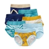 Okie Dokie Toddler Boys 7 Pack Briefs 302370 In Blue