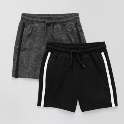 Okie Dokie Kids' Toddler Boys Moisture Wicking 2-pc. Pull-on Short In Black