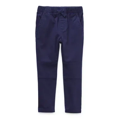 Okie Dokie Babies' Toddler Boys Skinny Skinny Fit Pull-on Pant In Blue