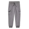 Okie Dokie Toddler Boys Tapered French Terry Cargo Pant In Gray
