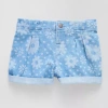 Okie Dokie Toddler Girls Adaptive Easy-on + Easy-off Denim Short In Blue