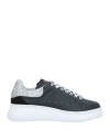 Okinawa Woman Sneakers Black Size 8 Soft Leather In Black