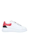 Okinawa Woman Sneakers White Size 8 Soft Leather In White