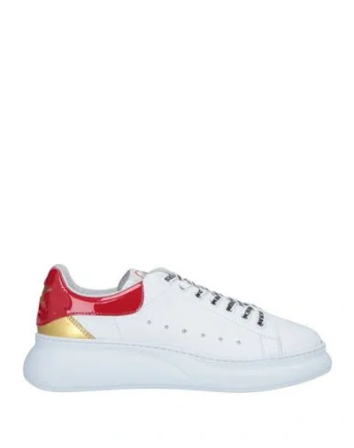 Okinawa Woman Sneakers White Size 8 Soft Leather