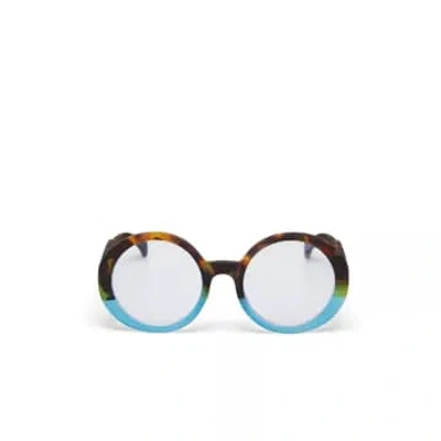 Okkia Laura Havana Blue Reading Glasses