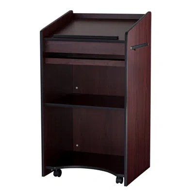 Oklahoma Sound Aristocrat Floor Full Podium In Mahogany