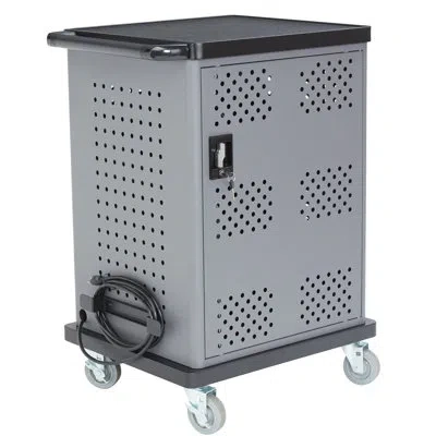 Oklahoma Sound Duet Charging Cart In Black;gray