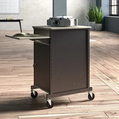 Oklahoma Sound Jumbo Presentation Av Cart Full Podium In Black;ivory