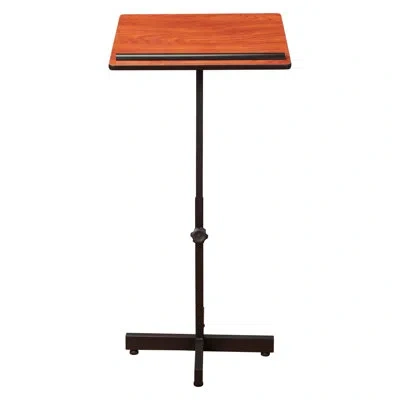 Oklahoma Sound Portable Presentation Speaker Stand In Wild Cherry