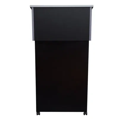 Oklahoma Sound Tabletop Lectern And Av Cart/lectern Base In Black