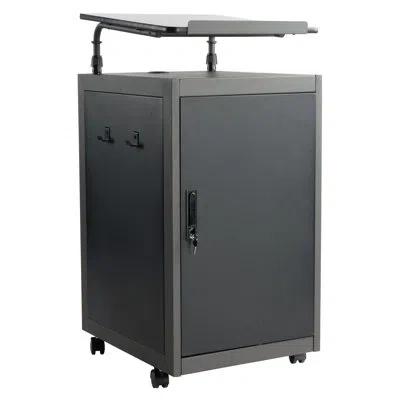 Oklahoma Sound ®  Teacher's Workpod Lectern In Black
