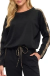 O.l. Stripe Scuba Knit Sweater In Multi