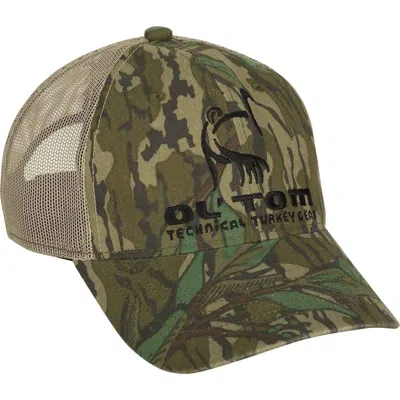 Ol' Tom Men's  Camo Mesh Back Logo Adjustable Hat In Transparent