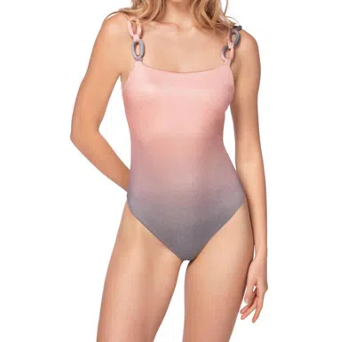 Ola Azul Tessa One Piece In Clayrose In Multi