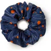 Olah Celestia Silk Scrunchie In Blue