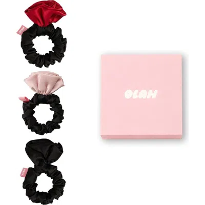 Olah Dream Cloud Beauty Sleep Silk Gift Set In Black