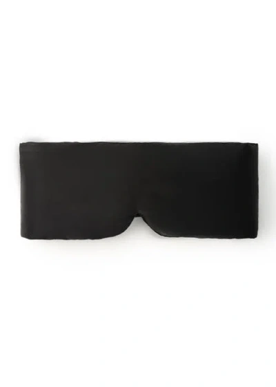 Olah Dream Cloud Silk Eye Mask In Black
