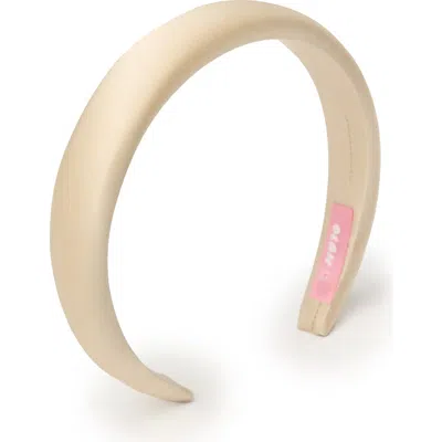 Olah The Essential Silk Headband In Neutral