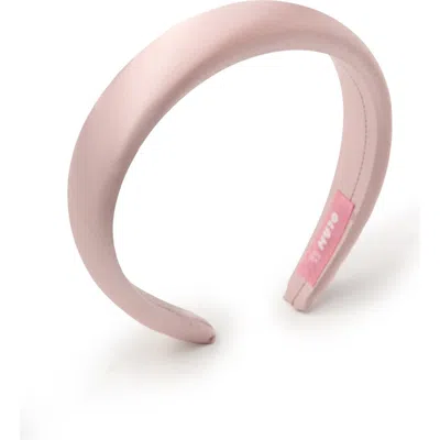 Olah The Essential Silk Headband In Pink