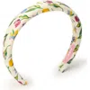 Olah Tulip Silk Headband In Multi